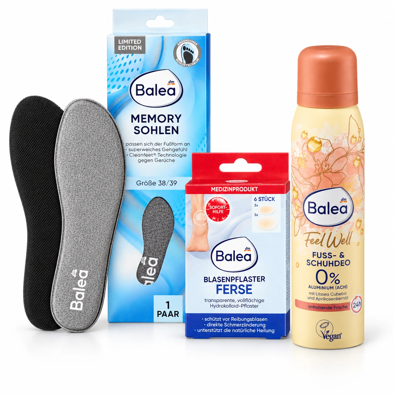 Long-day foot comfort kit