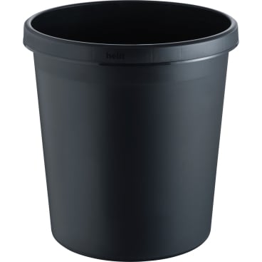 helit black open waste bin · 18L · 1 — individual item image